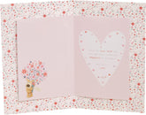 Boofle Birthday Card For Mum With Envelope - Cute Design And Large Bouquet Of Flowers, Multi, 737938-0-1