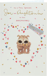 Adorable Boofle Son & Daughter In Law Anniversary Card