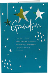 Sentimental Grandson Birthday Card