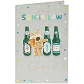 Boofle Beer Cheers Son-in-Law Birthday Card