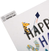 Cute Animal Illustration Design Birthday Card