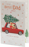 Boofle Dad Collecting Tree Christmas Card