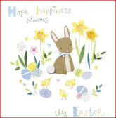 Happiness Blooms Embellished Happy Easter Greeting Card