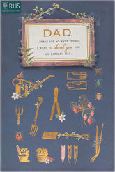 Dad Gardening Icons Father's Day Card