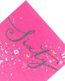 Sixtieth Age 60 Birthday Card with Foil Details
