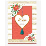 Mum you are the heart of Christmas 3D Card