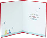 Christmas Card for Grandad Festive Lettering Design