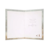 Painterly Woodland Scene To The Family Christmas Card