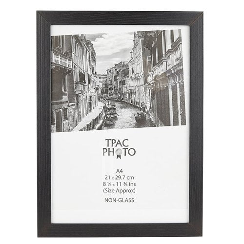 Hampton Frames Kent 20mm A4 Wood Frame Glass Black