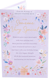 Helen Steiner Rice Birthday Card – For Someone Special with Inspirational Verse