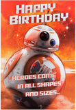Star Wars BB-8 Roll with The Best Birthday Card