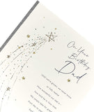 Dad Birthday Card Gift Card with Sentimental Verse