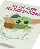 Galactic Greetings Baby Yoda Birthday Card