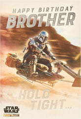 Star Wars Mandalorian Brother Birthday Card