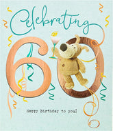 Boofle Celebrating 60th Birthday Card