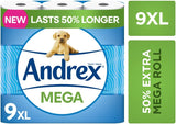 Andrex Toilet Roll 2 Ply Classic White (Pack 9)