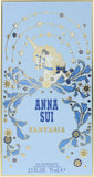 Anna Sui Fantasia Eau de Toilette spray for women, 75ml, showcasing the fragrance bottle with floral and vintage design elements.