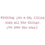 Birthday Balloons Hand-Finished Buttons Birthday Card Embellished Cards For Her BT008