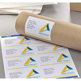 Avery L7 Labels 99.1 x 139mm on a greeting card, featuring white Avery labels with a clean, professional appearance.
