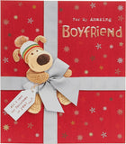 Boofle Wrapped in a Bow Boyfriend Christmas Card