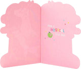 First Day Of School Card For Girl Unicorn