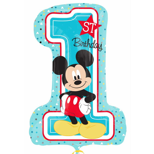 Disney Mickey Mouse foil balloon by BGC featuring a colorful Mickey Mouse design for celebrations.