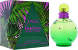 Britney Spears Jungle Fantasy Eau de Toilette spray for women, 100ml bottle with jungle-themed design.
