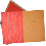 Love Always Carved Tree Valentine's Day Card