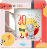 White ceramic Me to You Tatty Teddy 30th birthday mug in gift box from Carte Blanche official collection.