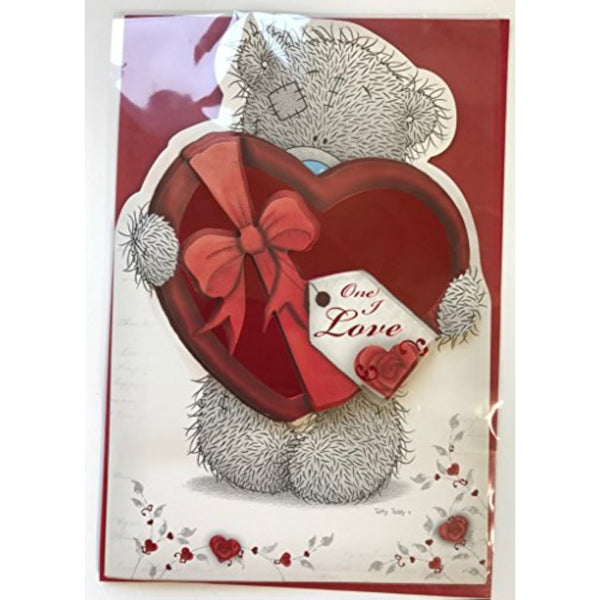 Carte Blanche Me To You I Love Bear Valentine greeting card featuring a cute bear illustration and heartfelt message.
