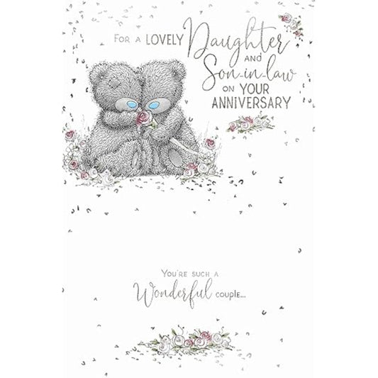 Carte Blanche Me To You anniversary greeting card for daughter and son-in-law featuring a charming design and heartfelt message.