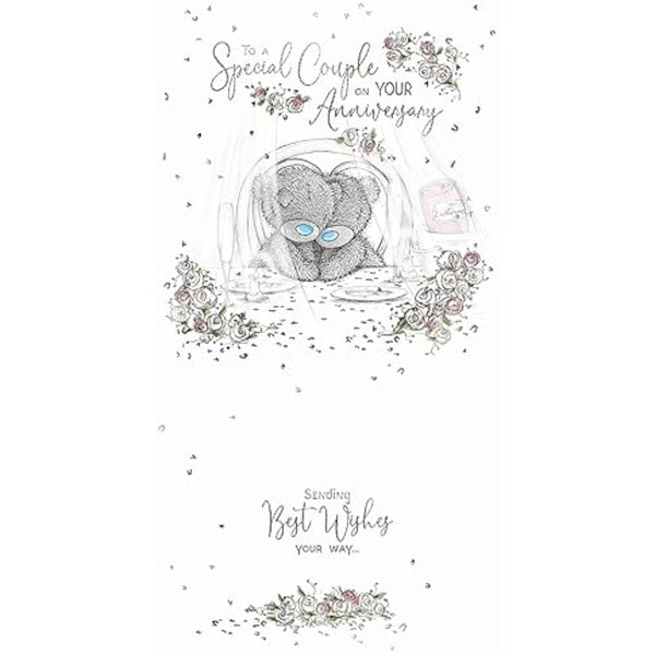 Carte Blanche Me To You Special Couple Anniversary Greeting Card with teddy bear design and heartfelt message