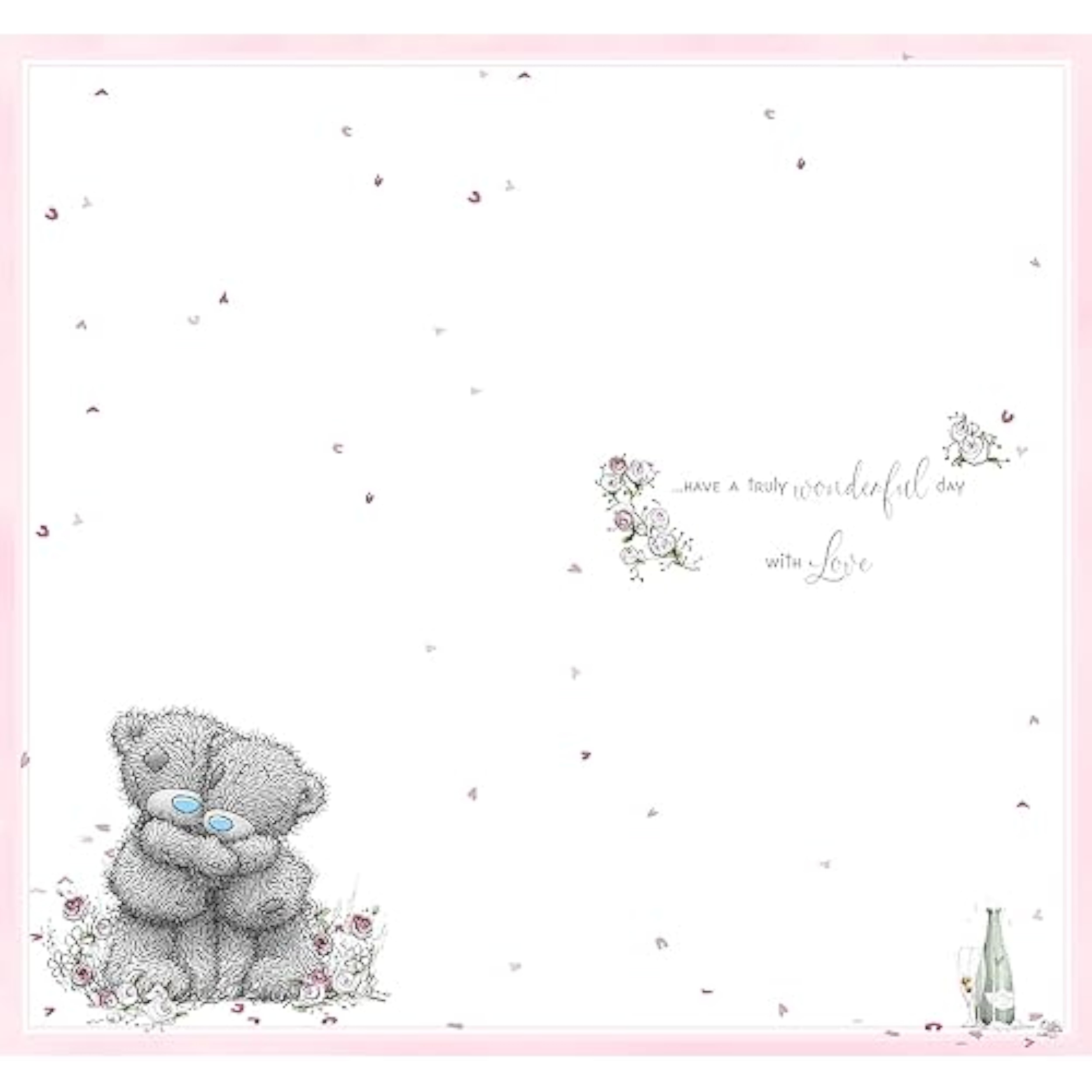 Carte Blanche Me To You special couple anniversary greeting card with cute bear design on white background
