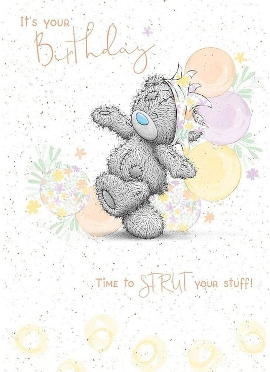 Tatty Teddy It's Your Birthday greeting card by Carte Blanche featuring a cute teddy bear design.