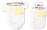 Tiny Tatty Teddy baby shower prediction and advice greeting cards by Carte Blanche, featuring cute teddy illustrations.