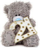 Me to You Tatty Teddy 21st Lightbox Effect Bear - Official Collection, Grey
