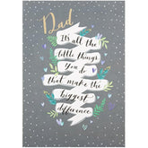 Hallmark 25501911 Dad Father's Day Card "Little Things" - Medium