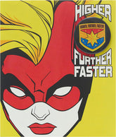 Disney Avengers Captain Marvel Birthday Card with Badge