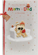 Boofle Mam & Dad Christmas Card