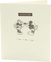 Disney Mickey & Minnie Mouse Congratulations Wedding Card
