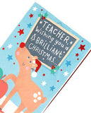 Teacher Christmas Card - to Teacher from Student Christmas Card