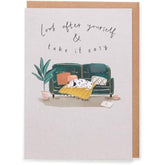 Take It Easy Get Well Card