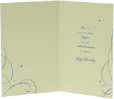 Happy Birthday 80th Greetings Card