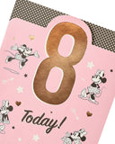 8th Birthday Card for Girl - Minnie Mouse