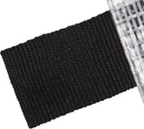 Clear flat pencil case made from 90% recycled materials by Eco-Eco Stationery, measuring 20x13cm, eco-friendly and durable.