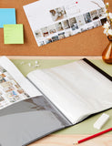 Eco-Eco Stationery A4 black presentation display book with 60 pockets, made from 50% recycled material, eco-friendly and durable.