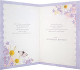 Daughter Luxury With Lovely Verse Birthday Card 'Wonderful'