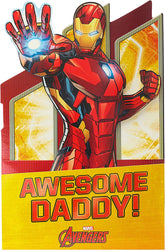 Marvel 3D Iron Man Father's Day Card for Daddy