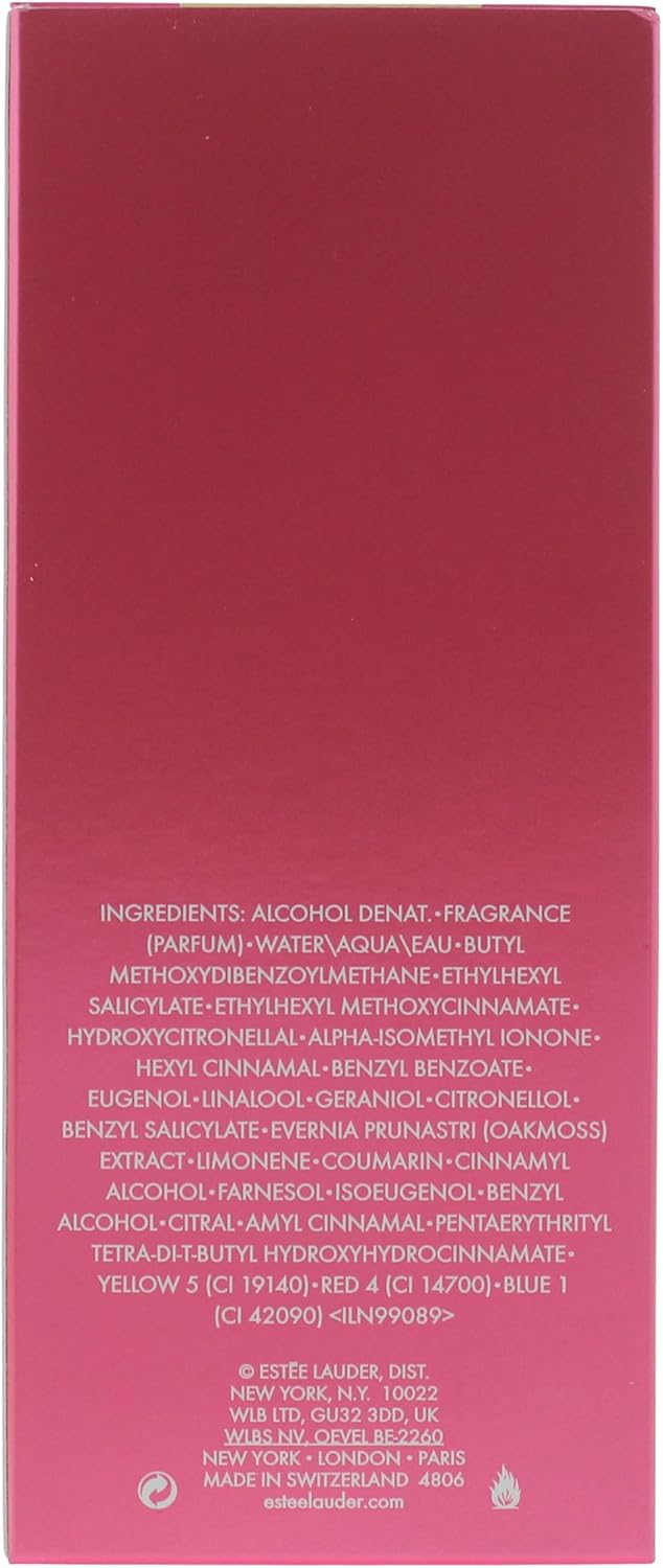 Estée Lauder Beautiful Eau de Parfum spray for women, 75ml, featuring elegant glass bottle with floral design.