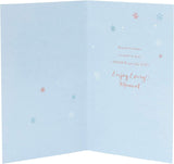 Christmas Card for Nephew Traditional Snowman Design